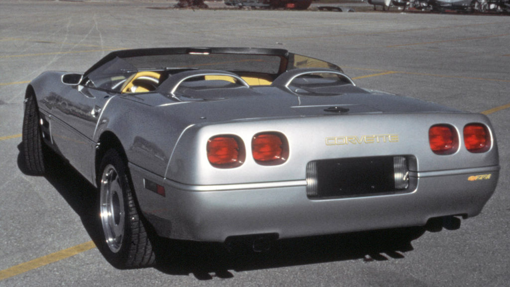 Fewer than 12 1993 ZR-1 Spyders were ever built. It was one of two cars on loan from GM that were damaged